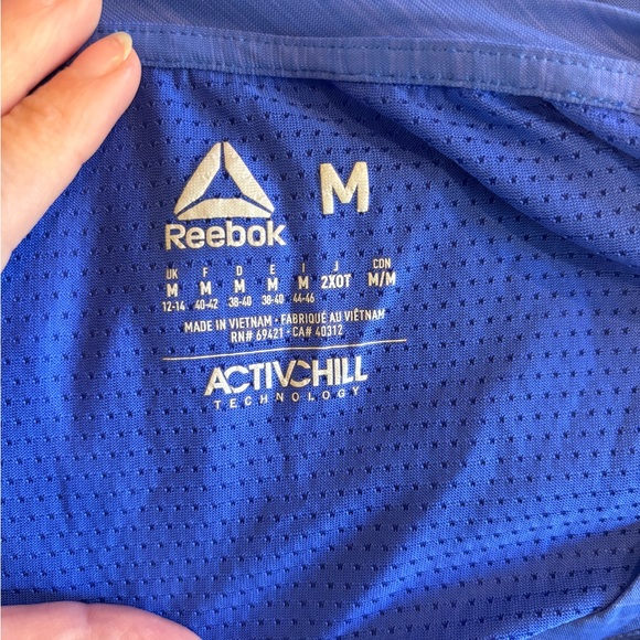 Reebok Blue Athletic Top ActivChill M - Picture 6 of 6